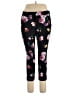 Old Navy Floral Black Casual Pants Size 14 - photo 1