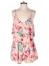 One Clothing 100% Polyester Tropical Pink Romper Size M - photo 1