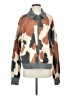 Free People Print Brown Jacket Size M - photo 1