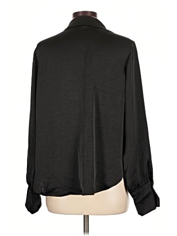 Aqua Long Sleeve Blouse (view 2)