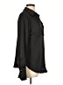 Aqua 100% Polyester Black Long Sleeve Blouse Size L - photo 4