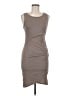 Leith Solid Gray Casual Dress Size M - photo 1