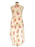 Torrid 100% Polyester Floral Ivory Casual Dress Size 1X Plus (1) - photo 2