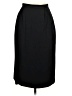 Kasper 100% Wool Solid Black Wool Skirt Size 10 - photo 1