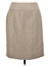 Worthington 100% Polyester Solid Tan Formal Skirt Size 8 - photo 1