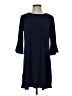 BCBGeneration Solid Blue Casual Dress Size S - photo 1