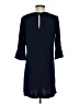BCBGeneration Solid Blue Casual Dress Size S - photo 2