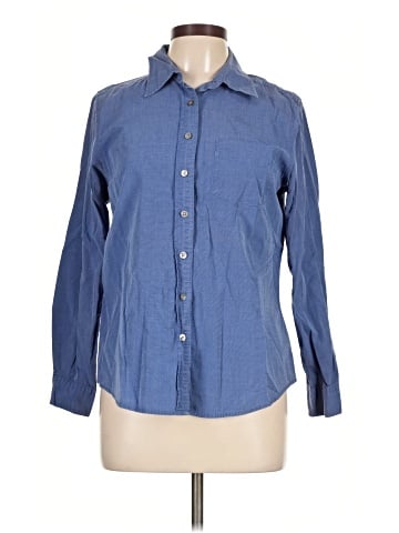 Ann Taylor Long Sleeve Button-Down Shirt (view 1)