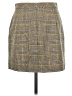 J.Crew 100% Wool Plaid Brown Wool Skirt Size 6 - photo 2
