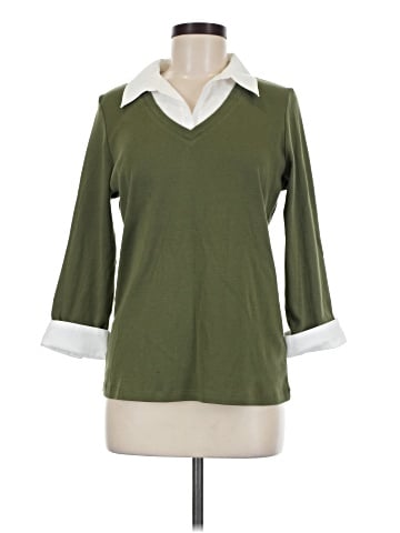 Karen Scott 3/4 Sleeve Top (view 1)