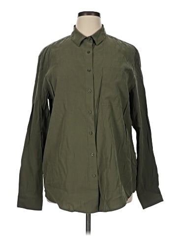 American Tall Long Sleeve Button-Down Shirt (view 1)