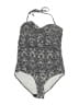 Atmosphere Tweed Gray One Piece Swimsuit Size 18 - photo 1