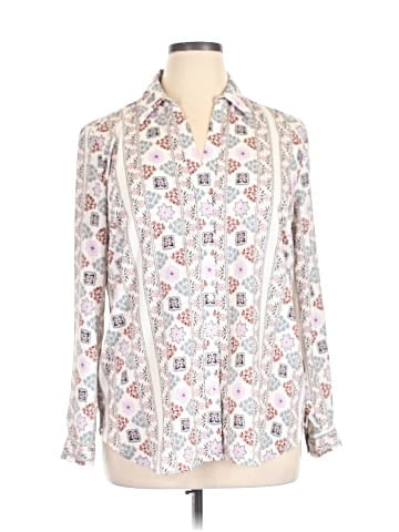 Ann Taylor Long Sleeve Blouse (view 1)