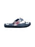 Tommy Hilfiger Plaid Blue Flip Flops Size 6 - photo 1