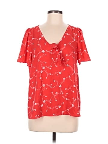 LC Lauren Conrad Short Sleeve Blouse (view 1)