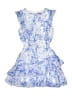 Aqua Print Blue Dress Size 7 - 8 - photo 1