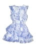 Aqua Print Blue Dress Size 7 - 8 - photo 2