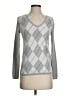 Tommy Hilfiger 100% Pima Cotton Argyle Gray Pullover Sweater Size S - photo 1
