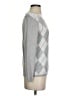 Tommy Hilfiger 100% Pima Cotton Argyle Gray Pullover Sweater Size S - photo 4