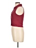 Forever 21 Burgundy Sleeveless Button-Down Shirt Size L - photo 5