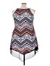 Espresso Graphic Gray Casual Dress Size 3X - photo 2