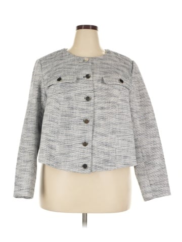 ELOQUII Elements Jacket (view 1)