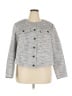 ELOQUII Elements Tweed Gray Jacket Size 20 - photo 1