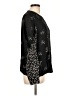 Tibi 100% Viscose Black Long Sleeve Blouse Size 10 - photo 4