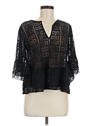 BCBGMAXAZRIA 3/4 Sleeve Blouse (view 1)