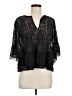 BCBGMAXAZRIA Black 3/4 Sleeve Blouse Size M - photo 1