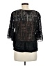 BCBGMAXAZRIA Black 3/4 Sleeve Blouse Size M - photo 2