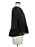 BCBGMAXAZRIA Black 3/4 Sleeve Blouse Size M - photo 4