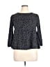 Monteau Polka Dots Black 3/4 Sleeve Blouse Size XL - photo 1