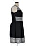 R&M Richards Argyle Color Block Stripes Black Cocktail Dress Size 16 - photo 4