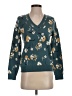 Daniel Rainn Print Teal Pullover Sweater Size XS - photo 1