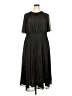 Ann Taylor Metallic Black Casual Dress Size 18 - photo 1