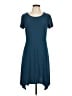 AB Studio Solid Teal Casual Dress Size L - photo 1