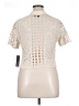 BCX 100% Cotton Ivory Short Sleeve Blouse Size XL - photo 2