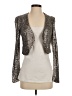 Pins and Needles 100% Spandex Metallic Silver Jacket Size XS - photo 1