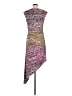 BCBGMAXAZRIA Tweed Burgundy Cocktail Dress Size M - photo 2