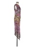 BCBGMAXAZRIA Tweed Burgundy Cocktail Dress Size M - photo 4