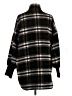 Steve Madden Plaid Black Coat Size S - photo 2