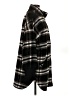 Steve Madden Plaid Black Coat Size S - photo 4