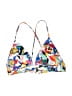 H&M Print Blue Swimsuit Top Size 6 - photo 1