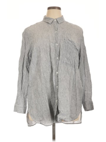 Eileen Fisher Long Sleeve Button-Down Shirt (view 1)