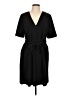 Zara Solid Black Casual Dress Size L - photo 1