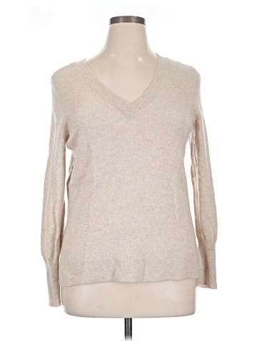 Halogen Cashmere Pullover Sweater (view 1)