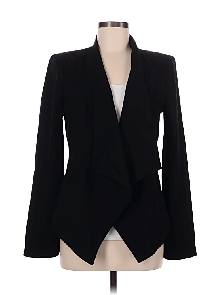 Pre-owned Bcbgmaxazria Blazer Jacket In Black