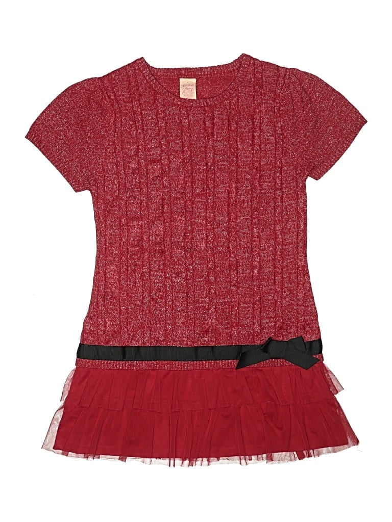 Pre-owned Faded Glory Kids' Dress In Red