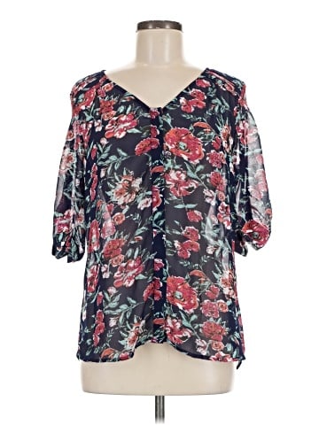 Skies Are Blue 3/4 Sleeve Blouse (view 1)